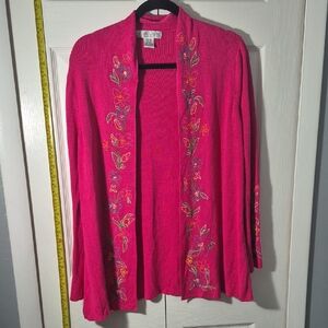 😺 2 for$12 Or 3 for$15 😺 Floral Embroidered Cardigan